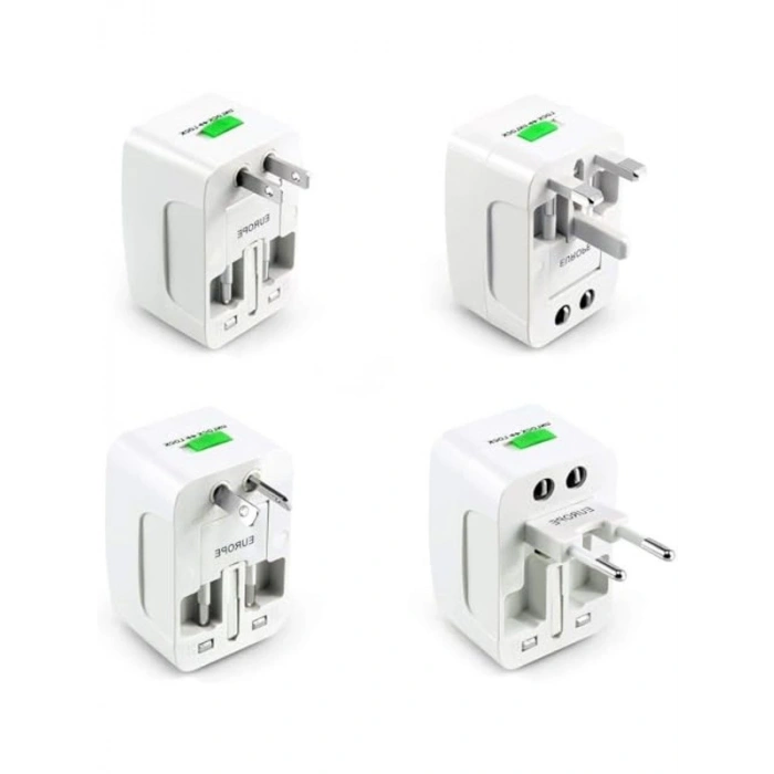 Çoklu Priz Dönüştürücü, 150 Ülkeye Uygun Seyahat Adaptörü