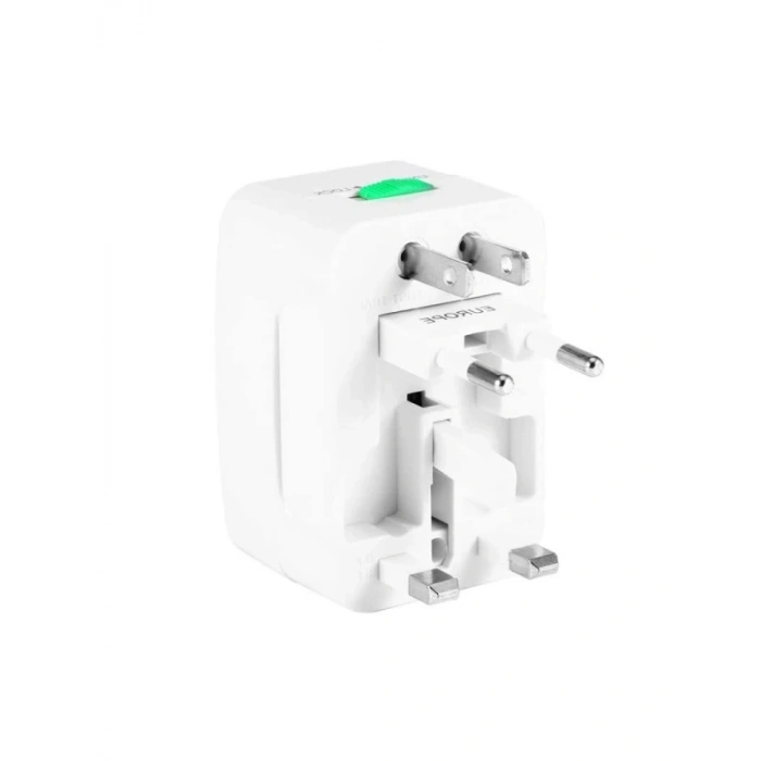 Çoklu Priz Dönüştürücü Seyahat Adaptörü, 150+ Ülke Uyumlu