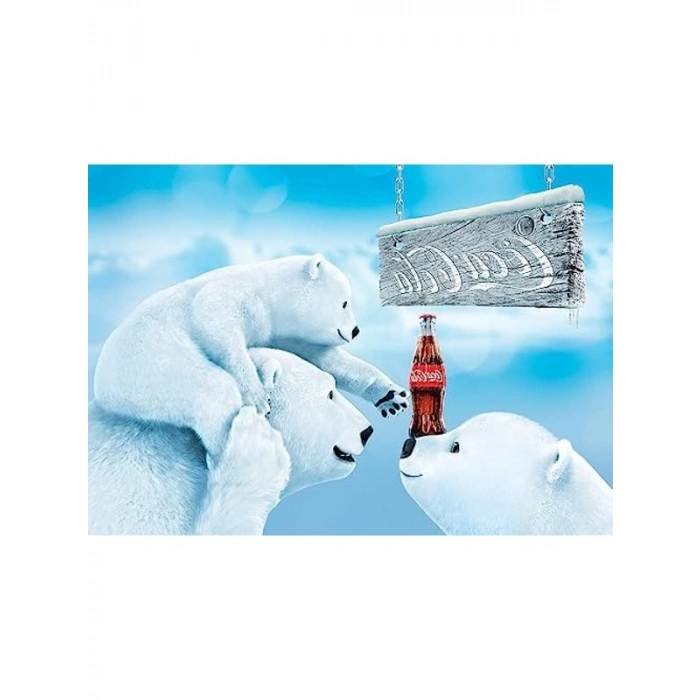 Cola-Cola Temalı 1000 Parça Puzzle, Eğlenceli Zeka Oyunu