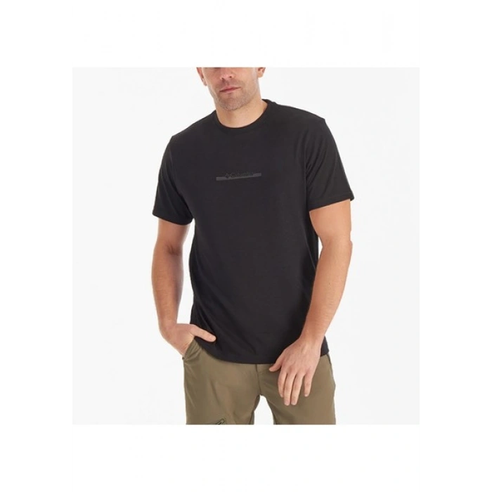 Columbia Cs0121 Csc M Bar Split Graphic Ss Tee Erkek T-Shirt