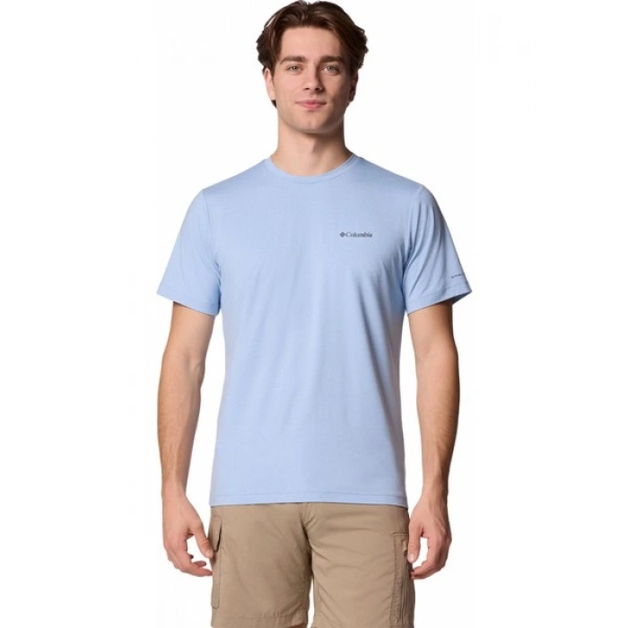 Columbia Tech Traıl Crew Neck Iı Erkek Tişört AO5545