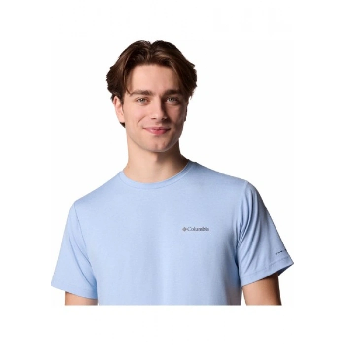 Columbia Tech Traıl Crew Neck Iı Erkek Tişört AO5545