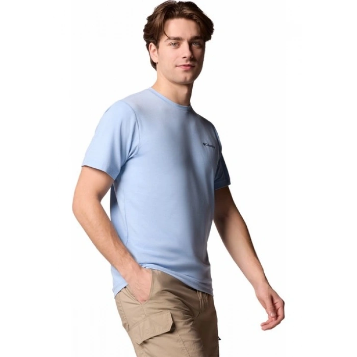 Columbia Tech Traıl Crew Neck Iı Erkek Tişört AO5545