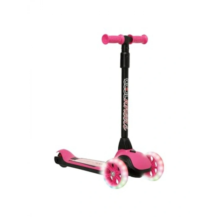 Cool Wheels Cortix Led Işıklı 3 Tekerlekli Katlanabilir Çocuk Scooter Pembe Cortıx