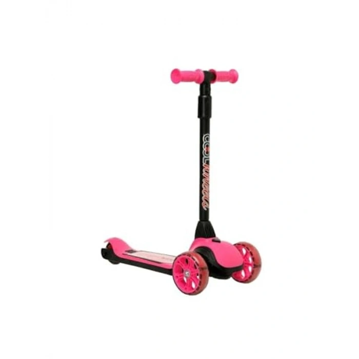 Cool Wheels Cortix Led Işıklı 3 Tekerlekli Katlanabilir Çocuk Scooter Pembe Cortıx