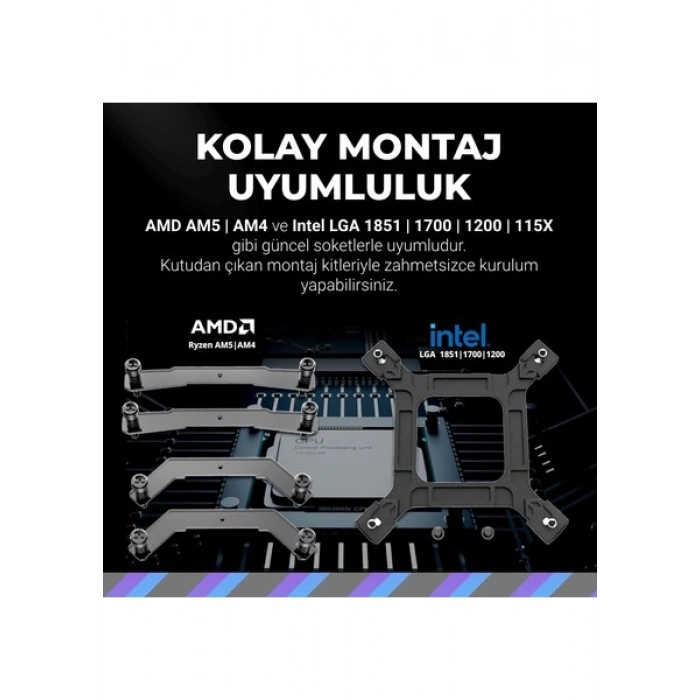Cooler Master MasterLiquid ML360L Core ARGB Led Fanlı İşlemci Sıvı Soğutma Kiti (Intel1700/AM5 destekli) (MLW-D36M-A18PZ-R1)
