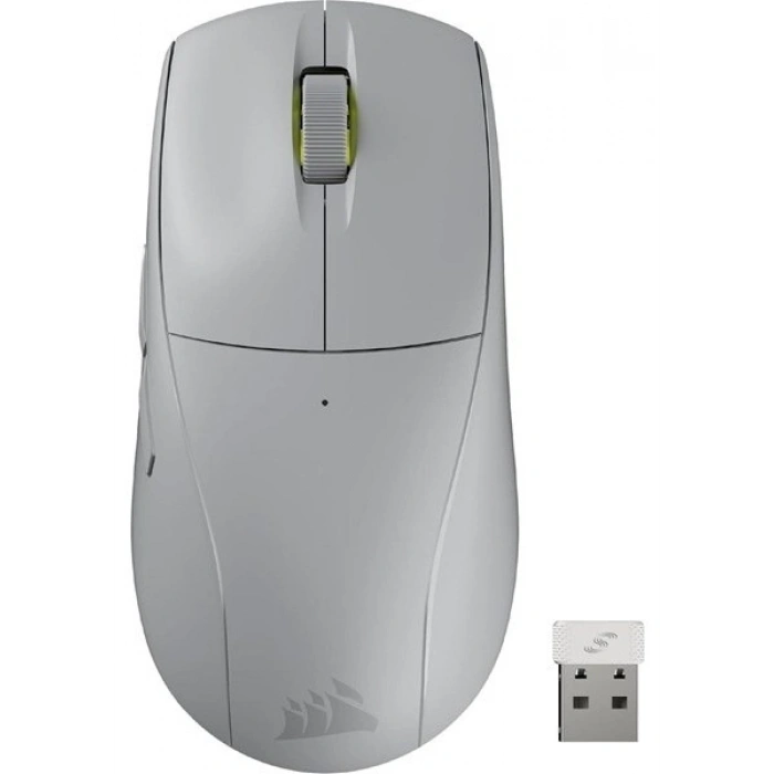 CORSAIR M75 Wireless UltraLightweight Ultra Hafif Oyuncu Faresi, 26000 DPI Optik, 7 Programlanabilir Tuş Kablosuz Beyaz (CH-931D102-EU)