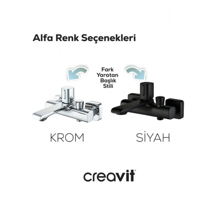 Creavit Alfa Krom Banyo Bataryası AL2500
