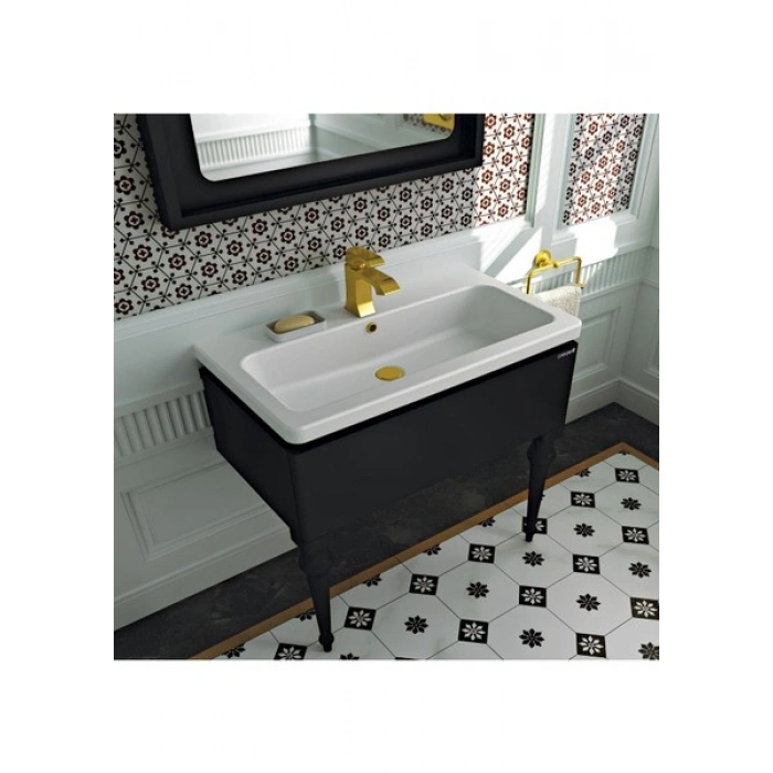 Creavit Avangart Altın Batarya Seti 3’lü Banyo-Lavabo-Eviye