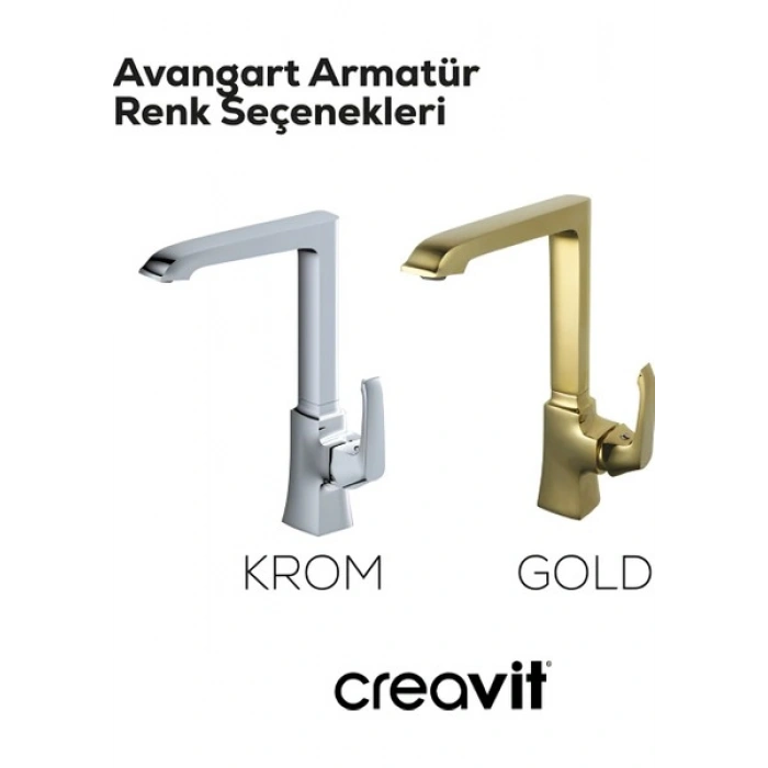 Creavit Avangart Krom Eviye Bataryası AG8500