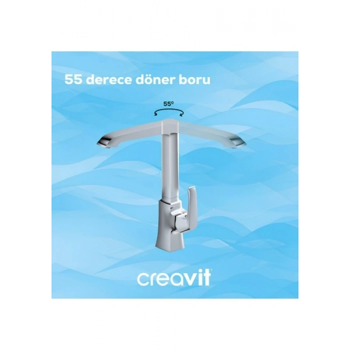 Creavit Avangart Krom Eviye Bataryası AG8500