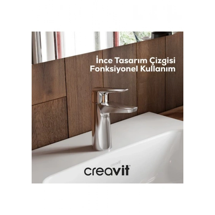 Creavit Bevel Krom Lavabo Bataryası BV1500