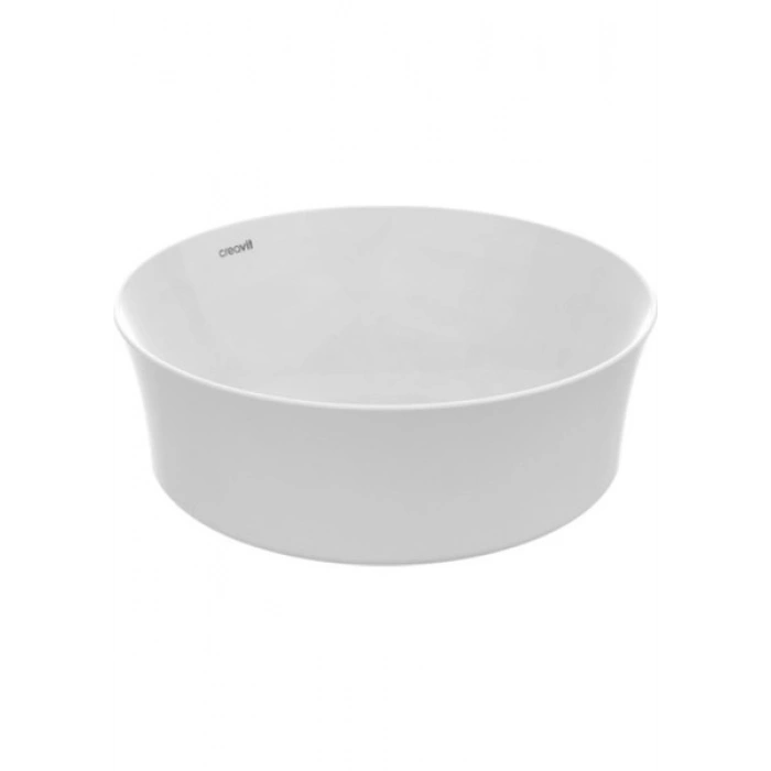 Creavit Fiore Oval Beyaz Deliksiz Lavabo 40 cm FI140