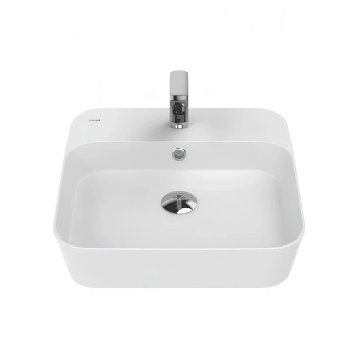 Creavit Loop Kare Beyaz Delikli Lavabo 45 Cm LP046