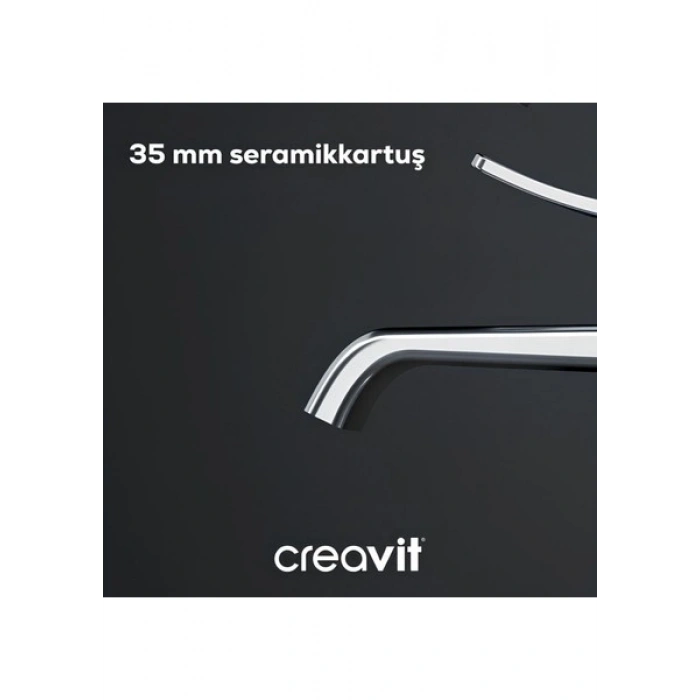 Creavit Lua Krom Şelale Banyo Bataryası LU2500