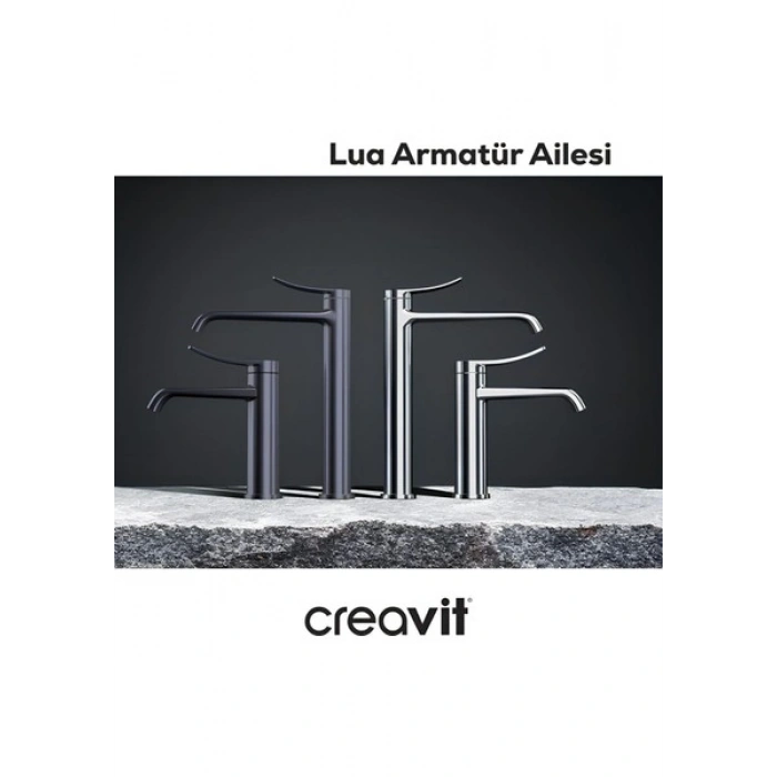 Creavit Lua Krom Şelale Lavabo Bataryası LU1500