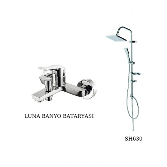 Creavit Luna Banyo Bataryası ve SH630 Tepe Duş Sistemi