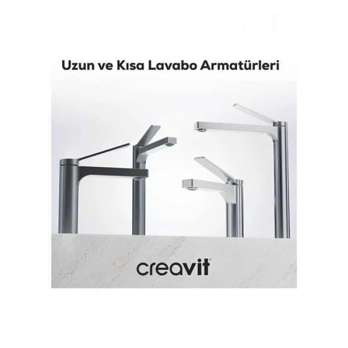 Creavit Ritmo Krom Lavabo Bataryası RT1500