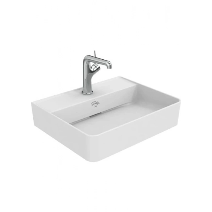 Creavit Ruby Dikdörtgen Beyaz Delikli Lavabo 50 cm RB051