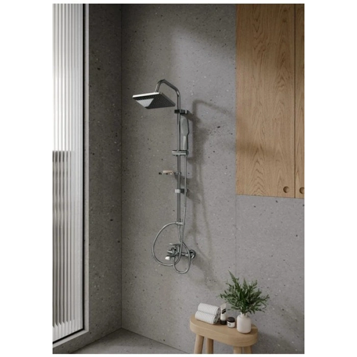 Creavit SH630 Tepe Duş Sistemi Kendinden Temizleyicili (Kare)