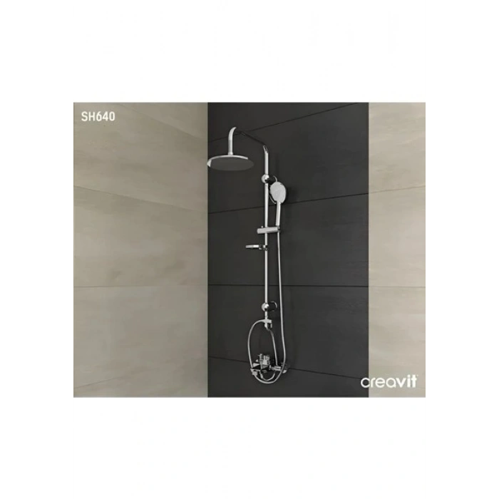 Creavit SH640 Tepe Duş Sistemi ve Luna Banyo Bataryası