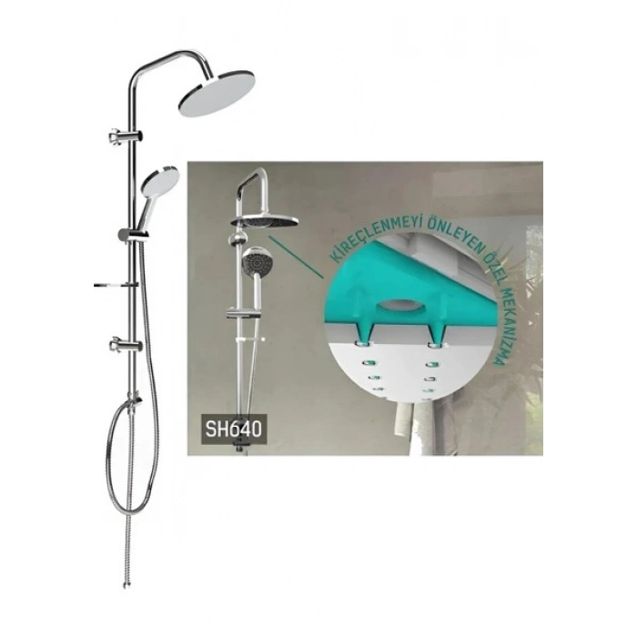 Creavit SH640 Tepe Duş Sistemi ve Luna Banyo Bataryası