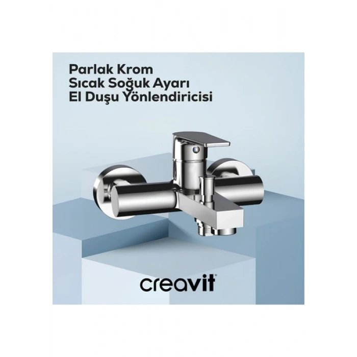 Creavit Sharp Krom Banyo Bataryası SR2510