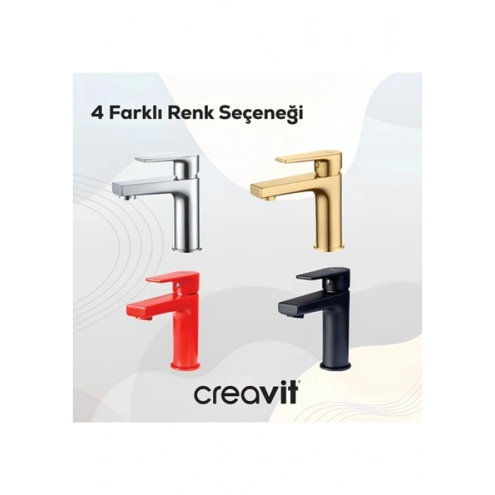 Creavit Sharp Krom Lavabo Bataryası SR1500
