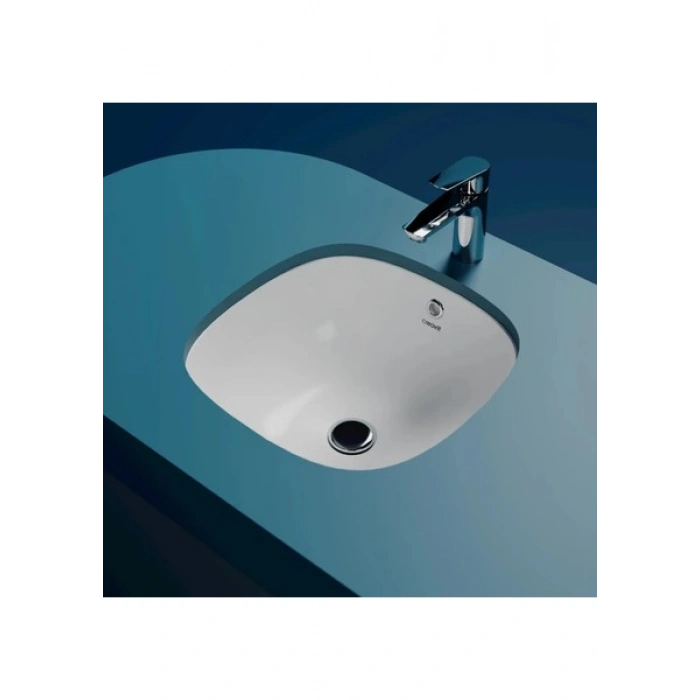 Creavit Solo Tezgah Altı Kare Lavabo 38 cm SO037