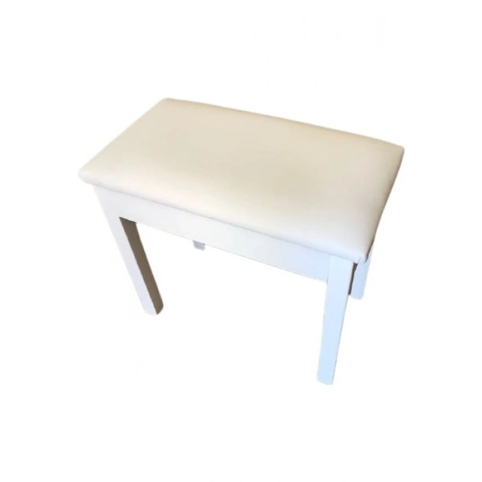Cremonia PTCWHL Sandıklı Piyano Taburesi Beyaz (70 cm)