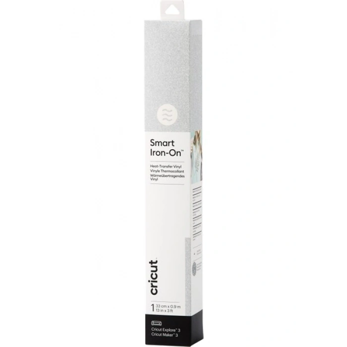 Crıcut 2008676 Smart Iron On 33X91CM 1 Sayfa Parlak Gümüş