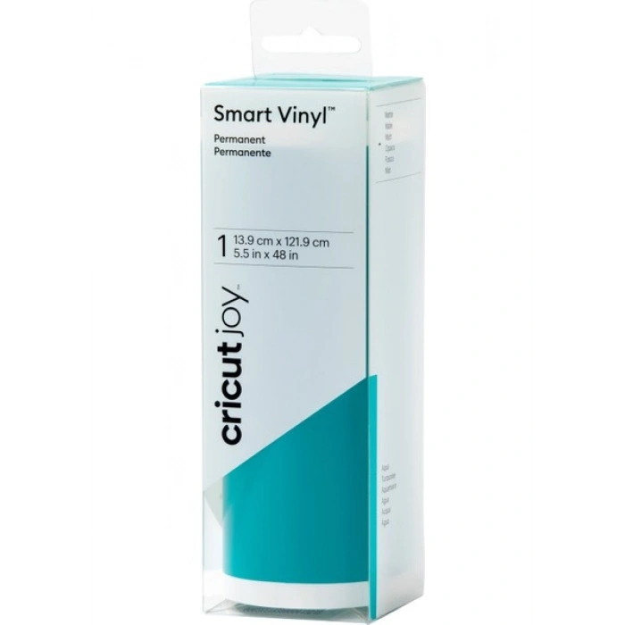 Crıcut 2009844 Joy Smart Vinil Kalıcı Mat 13.9X121.9CM Aqua