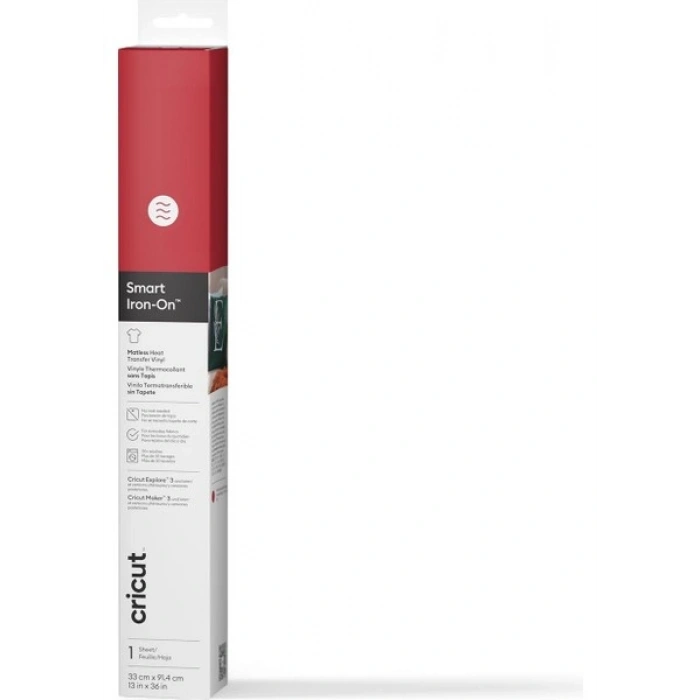 Cricut Crıcut 2011313 Smart Iron On 33X91CM 1 Sayfa Kırmızı