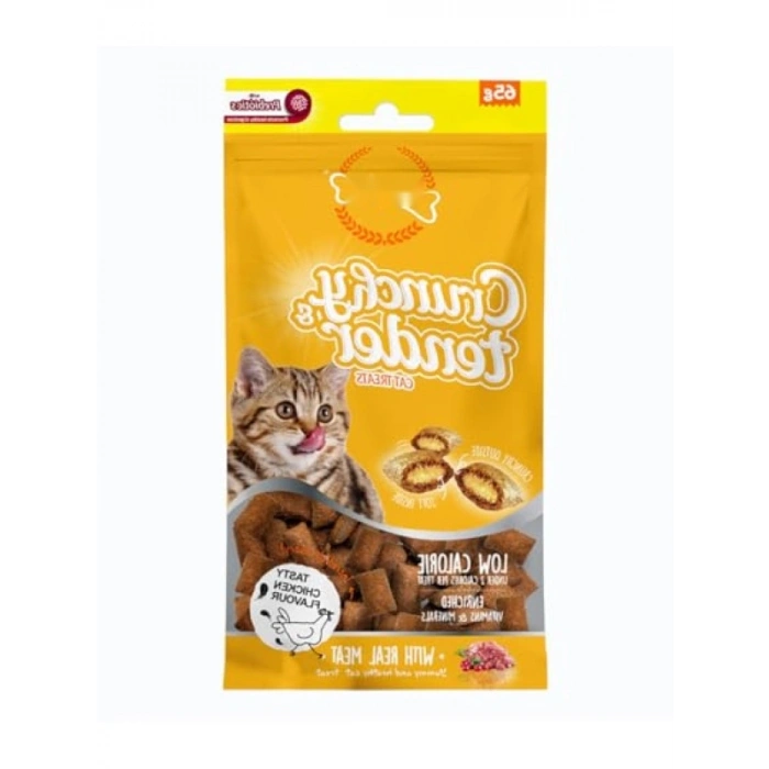 Crunchy Tavuklu Prebiotik Destekli Kedi Ödül Maması - 65 g