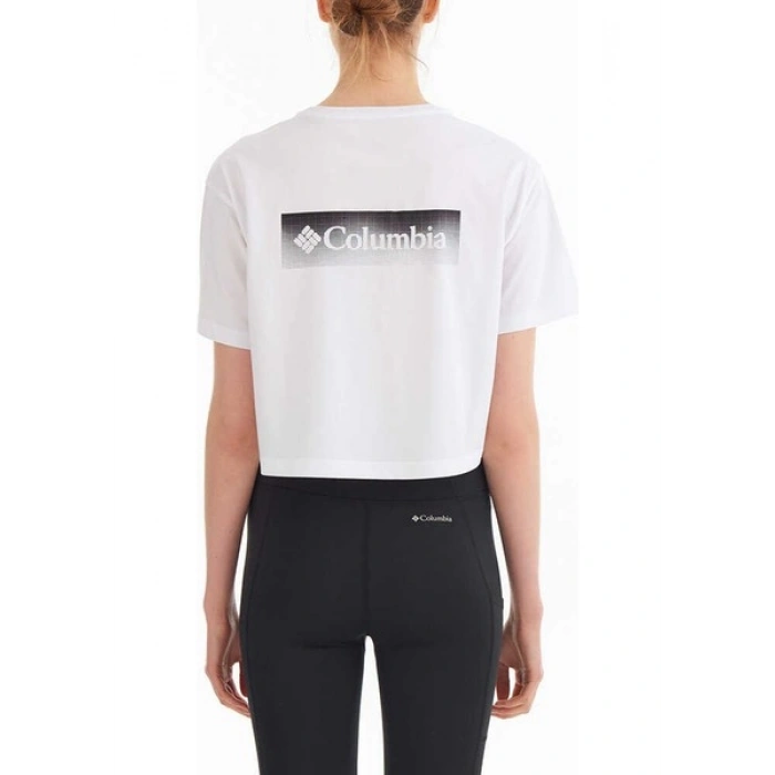 Csc Framed Halftone Logo Kadın Kısa Kollu T-Shirt
