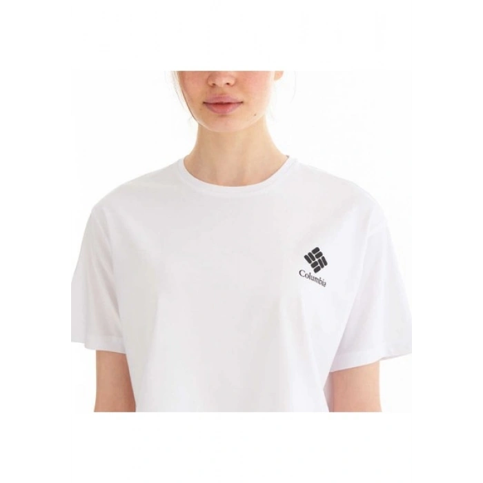 Csc Framed Halftone Logo Kadın Kısa Kollu T-Shirt