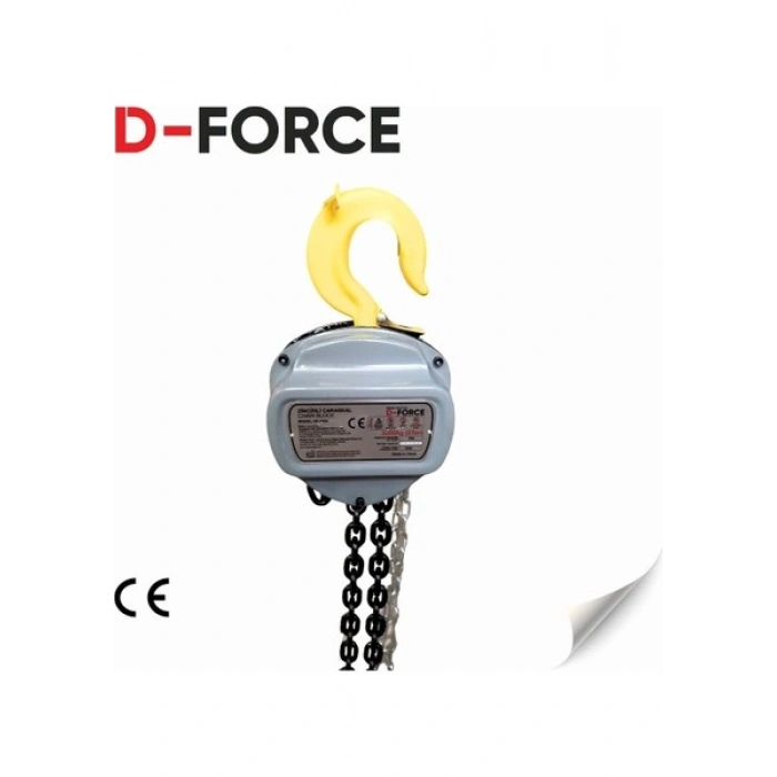 D-Force DF-0506 Zincirli Caraskal 3 Ton 5 Metre