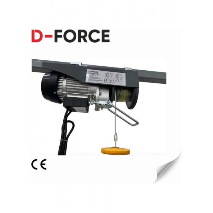 D-Force DF-0512 Elektrikli Vinç 600-1200 kg 1800 W