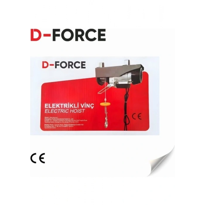 D-Force DF-0512 Elektrikli Vinç 600-1200 kg 1800 W