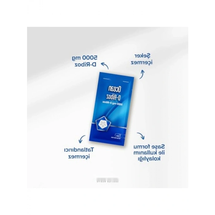 D-Riboz Gıda Takviyesi - 5000 Mg, 30 Saşe