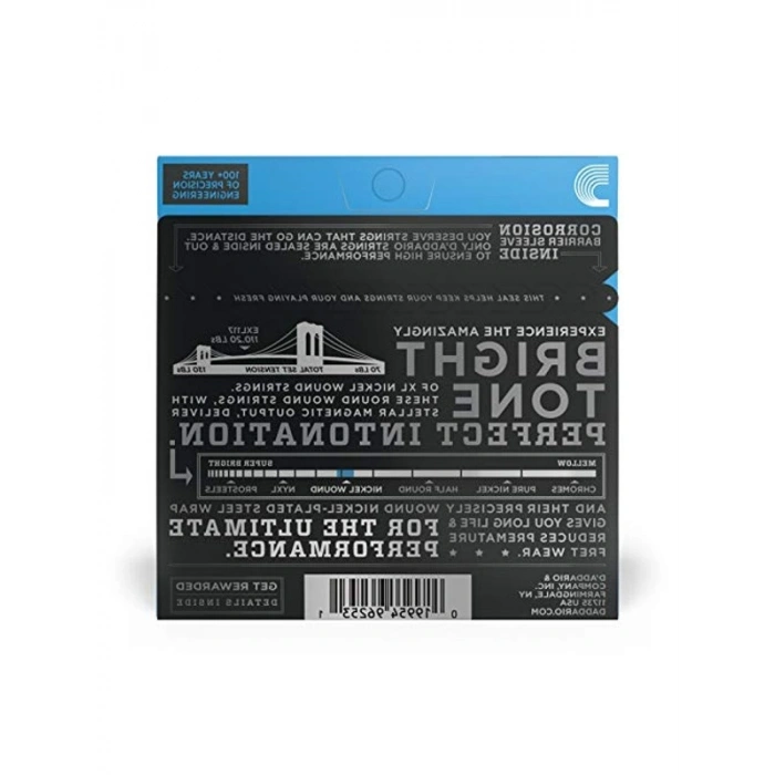 DADDARIO EXL117 ELEKTRO GİTAR TEL SETİ, XL, 11-56, OPTIMIZED FOR D