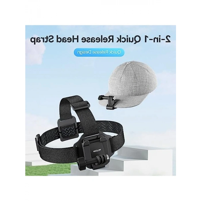 Dağ Kapak Klipsli Kayış, Aksiyon Kameraları ile Uyumlu