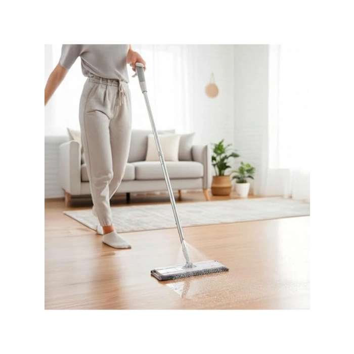 Dahili Su Hazneli Temizlik Seti, Kompakt Mandallı Mop