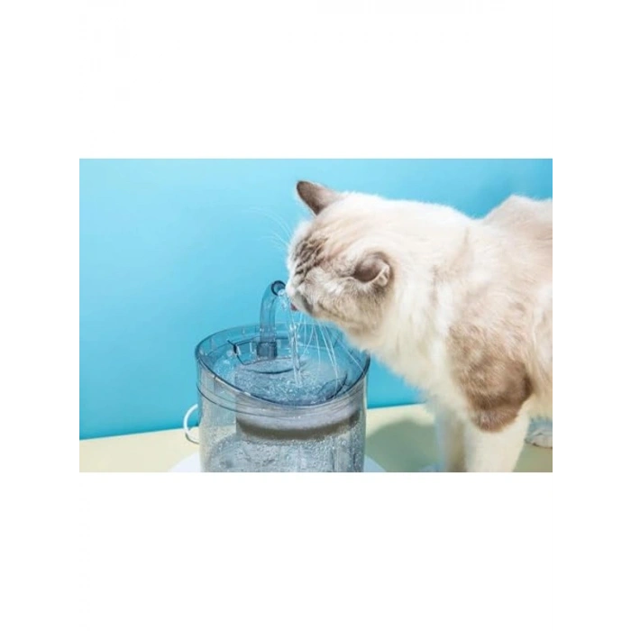 DailyTech Otomatik PET Kedi Köpek Su Çeşmesi Sebil Musluk