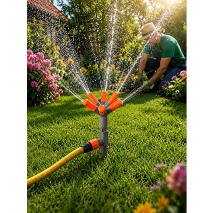 Döner Bahçe Sulama Fıskiyesi, 5li Sprinkler Seti