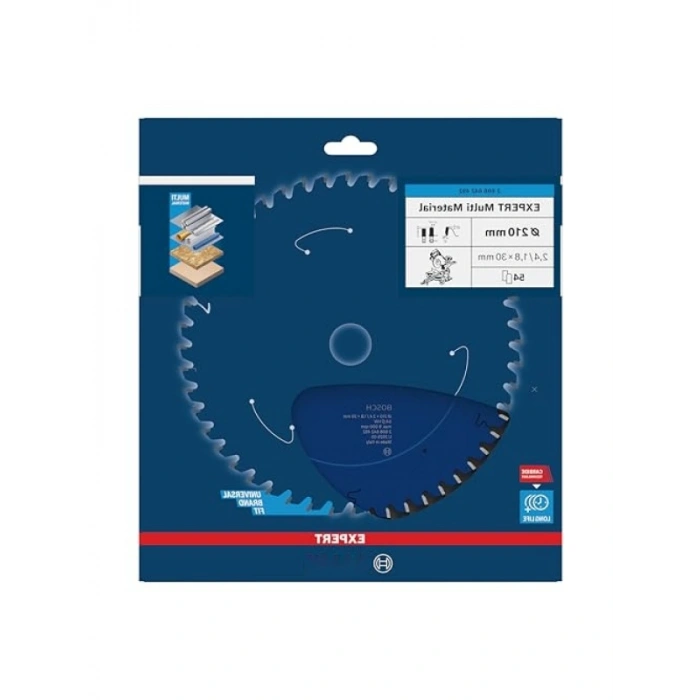 Dairesel Testere Bıçağı - 210 x 30 x 2.4 mm, Çok Aşamalı Malzeme