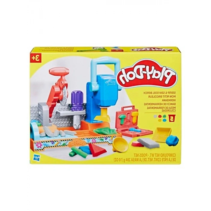 Damga ve Testereli Alet Tezgahı Oyun Seti: Play-Doh ile Eğlenceli Zaman