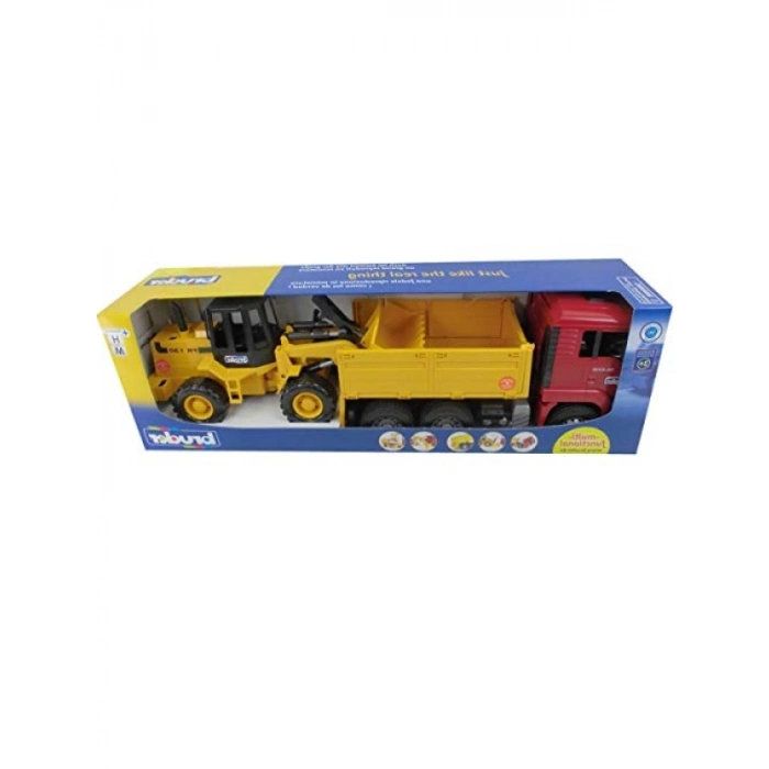 Damperli Kamyon ve Kepçe Modeli (1:16 Ölçek)