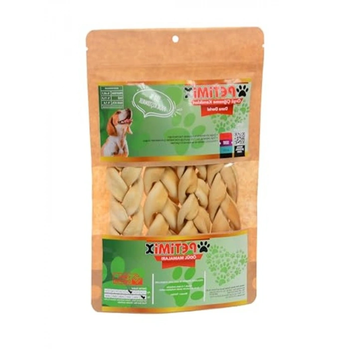 Dana derisi çiğneme kemikleri, köpek ödül maması