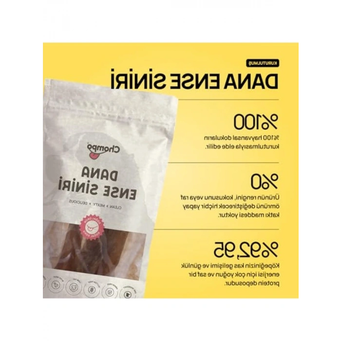 Dana Ense Siniri 100% Doğal Katkısız Köpek Ödül Maması 100 Gr